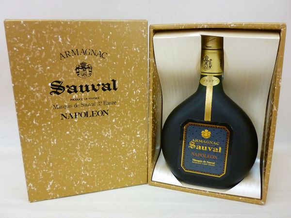 ARMAGNAC Sauval NAPOLEON 空き瓶-