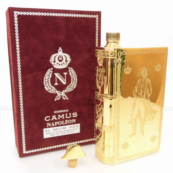 CAMUS NAPOLEON カミュ ナポレオン ブック ゴールド｜ウイスキー、ブランデー、ワインなどお酒の買取|買取センター.com